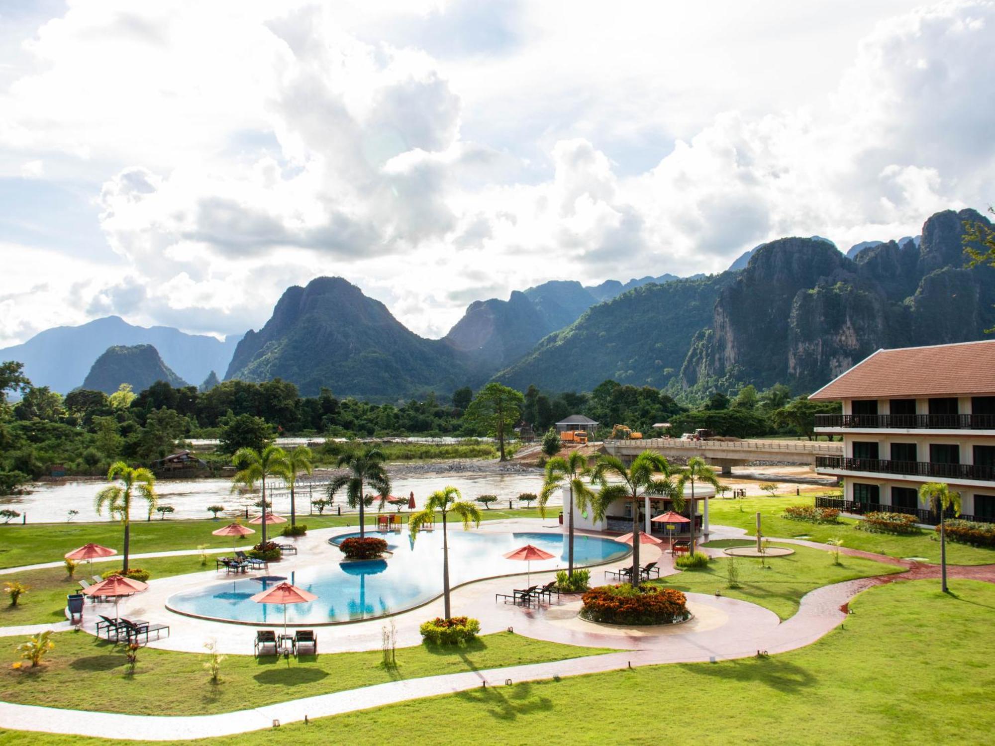 Tmark Resort Vangvieng Vang Vieng Bagian luar foto